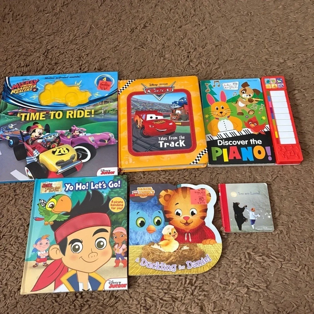 Disney Colorful Kids' Book Collection Instant Library Bundle Hardcover